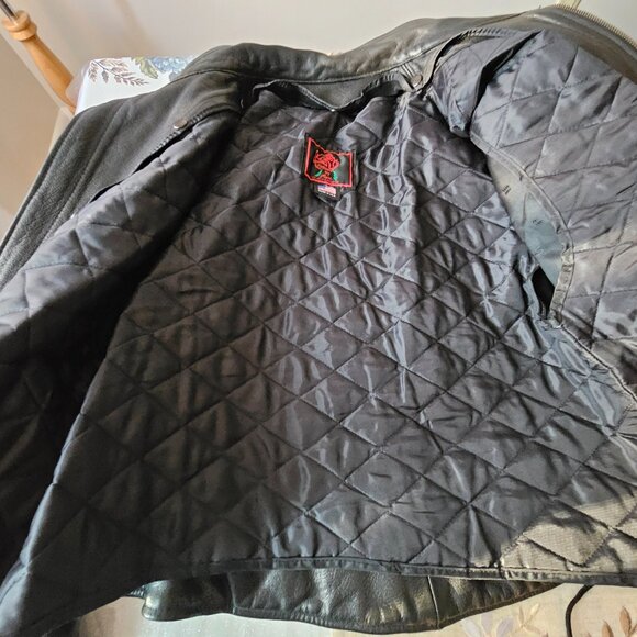 Fashions by Rose Women Leather Biker Jacket - Picture 3 of 11